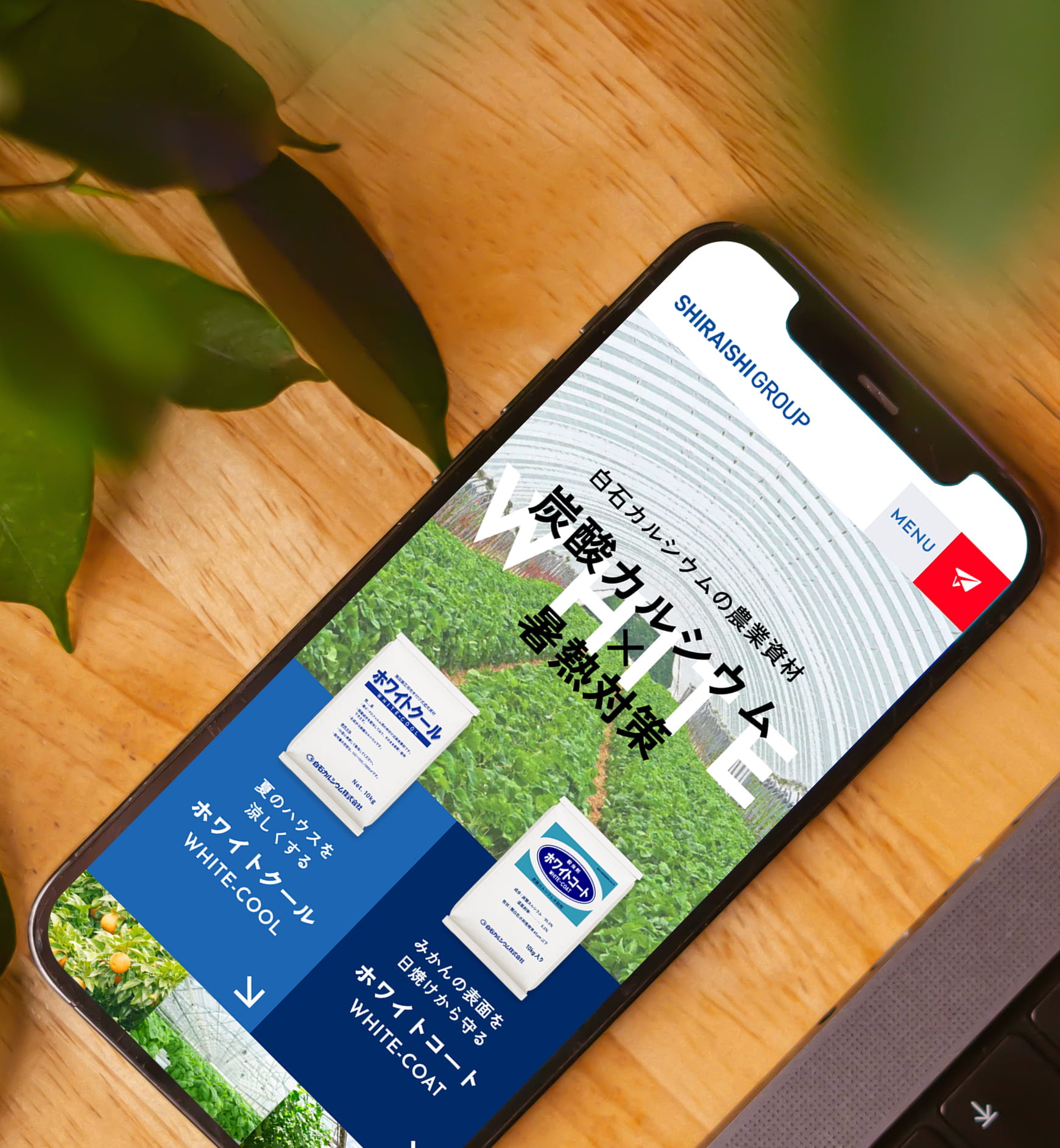 comadoのwebサイト制作事例｜白石グループ様